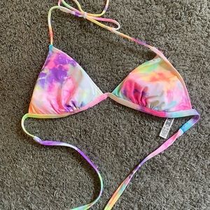Tye-Dye Bikini Top